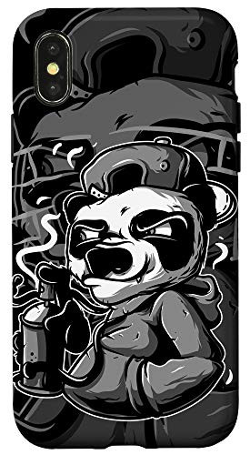 iPhone X/XS Graffiti Panda Graffiti Spray Street Art Urban Paint Gift Case