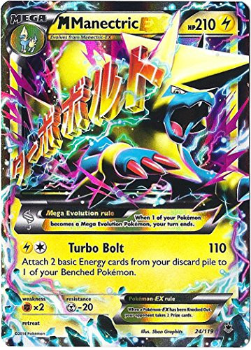 Pokemon M Manectric Ex Xy Phantom Forces 24/119
