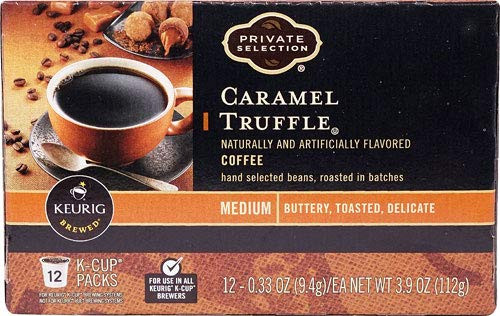 Private Selection Caramel Truffle Coffee K-Cups 12 Ct (Pack of 2)