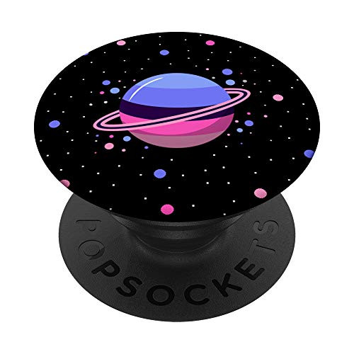Omnisexual Outer Space Planet Omnisexual Pride PopSockets PopGrip: Swappable Grip for Phones  and  Tablets