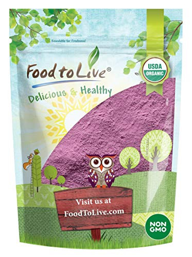 Organic Tart Cherry Powder- 1 Pounds  Non-GMO- Raw- Kosher- Vegan Superfood- Bulk- Rich in Antioxidants- Great for Juices- Drinks- and Smoothies