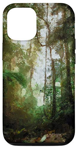 iPhone 12/12 Pro Forest Paint-ing Art-Work Nature Tree Cool Artist Gifts Case