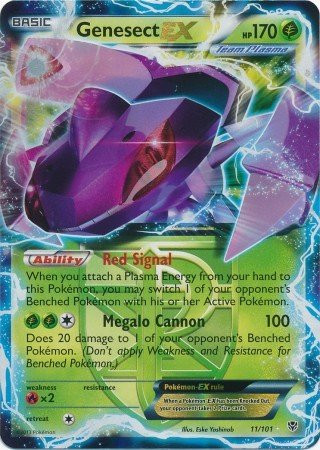 Pokemon - Genesect-EX -11- - Plasma Blast - Holo