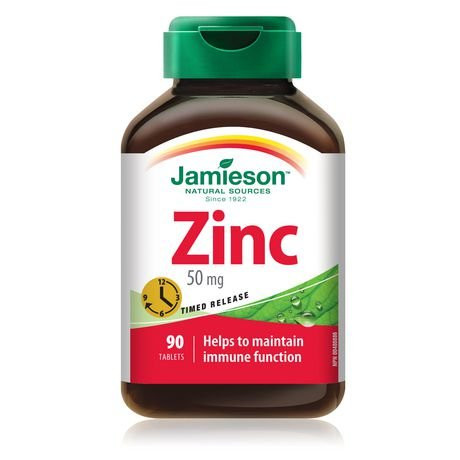 Jamieson Zinc 50 mg- 90 Tablets