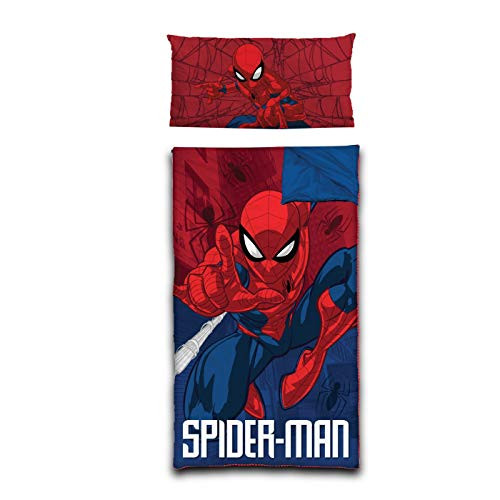 Marvel Spiderman Slumber Bag with Pillow