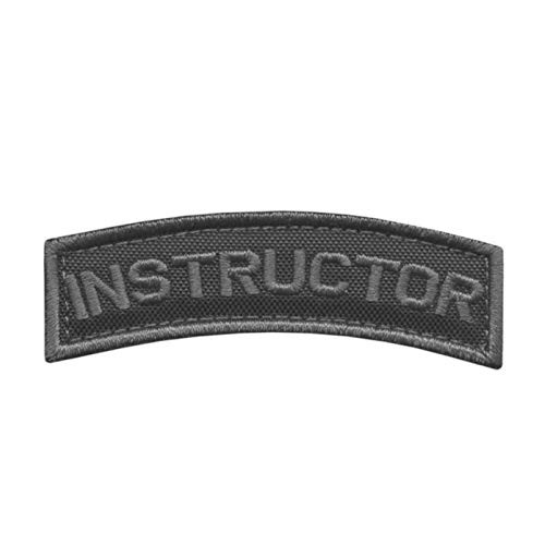 LEGEEON Instructor Shoulder Tab Subdued Contractor Army Morale Tactical Hook-and-Loop Patch