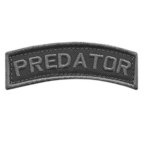 LEGEEON Predator Shoulder Tab Subdued Movie Military Morale Tactical Touch Fastener Patch