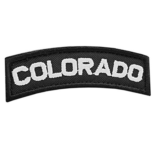 LEGEEON Colorado Shoulder Tab CO State Army Morale Tactical Hook-and-Loop Patch