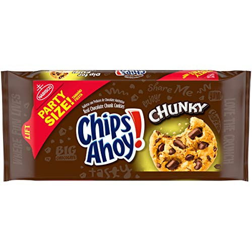 Chips Ahoy Chunky Chunk Cookies Party Size 24.75 oz Pack- Chocolate Chip- 1 Count