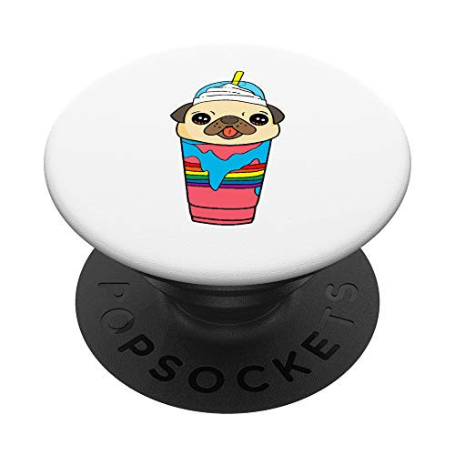 Cute and Funny Pug Puppy Dog In Smoothie Drink PopSockets PopGrip: Swappable Grip for Phones and Tablets Cute and Funny Pug Puppy Dog In Smoothie Drink PopSockets PopGrip: Swappable Grip for Phones and Tablets