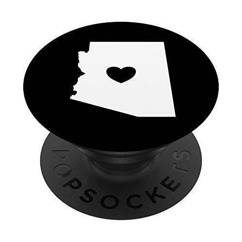 Arizona Heart State Silhouette PopSockets PopGrip: Swappable Grip for Phones and Tablets Arizona Heart State Silhouette PopSockets PopGrip: Swappable Grip for Phones and Tablets