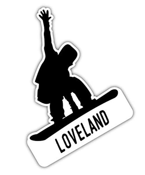 Loveland Colorado Ski Adventures Souvenir 2 Inch Vinyl Decal Sticker Board Design 4-Pack Loveland Colorado Ski Adventures Souvenir 2 Inch Vinyl Decal Sticker Board Design 4-Pack
