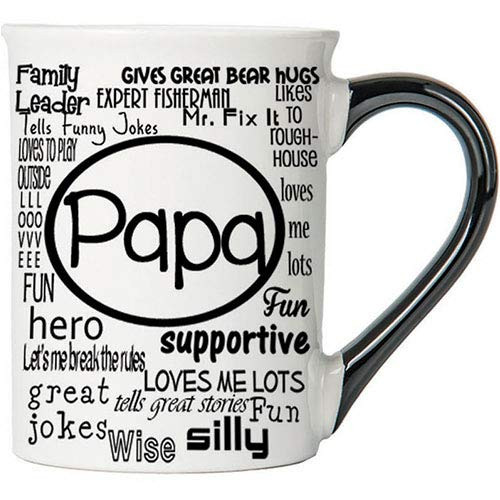 Cottage Creek Coffee Mug- Papa Coffee Mug- Large 18Oz Ceramic Typography Papa Coffee Cup- Papa Mug- Papa Cup -White- Cottage Creek Coffee Mug- Papa Coffee Mug- Large 18Oz Ceramic Typography Papa Coffee Cup- Papa Mug- Papa Cup -White-