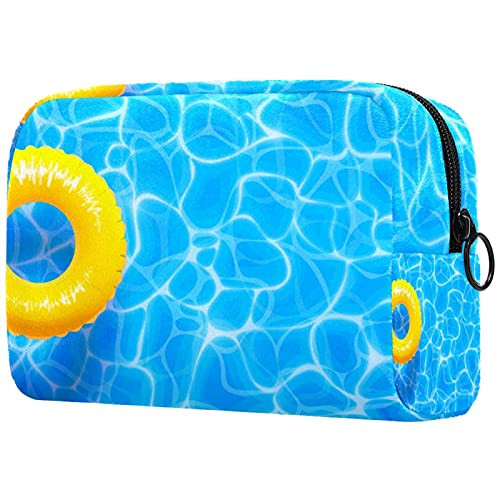 Cosmetic Bag Zipper Closure Makeup Bag- swimming pool Cosmetic Bag Zipper Closure Makeup Bag- swimming pool