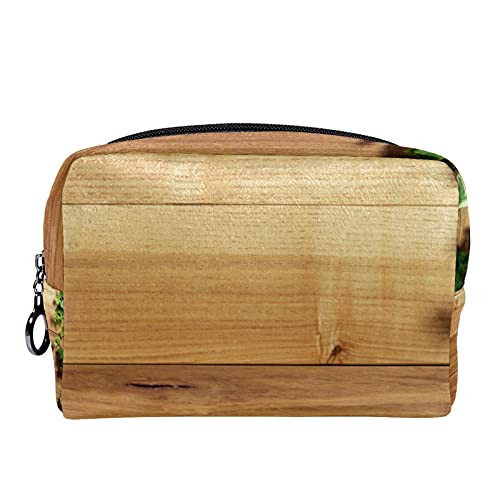 Makeup Toiletry Bag Purse Cosmetic Bag- wooden board covered in ivy Makeup Toiletry Bag Purse Cosmetic Bag- wooden board covered in ivy