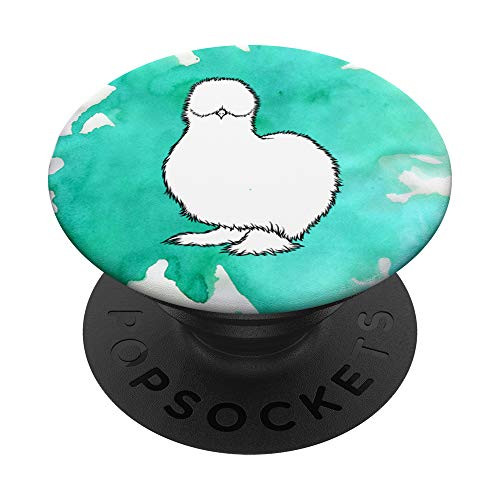 Silkies - Silkie Chicken - Silky Chicken PopSockets PopGrip: Swappable Grip for Phones  and  Tablets