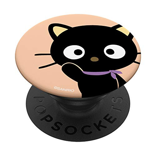 Chococat Waving Hello PopSockets PopGrip: Swappable Grip for Phones  and  Tablets