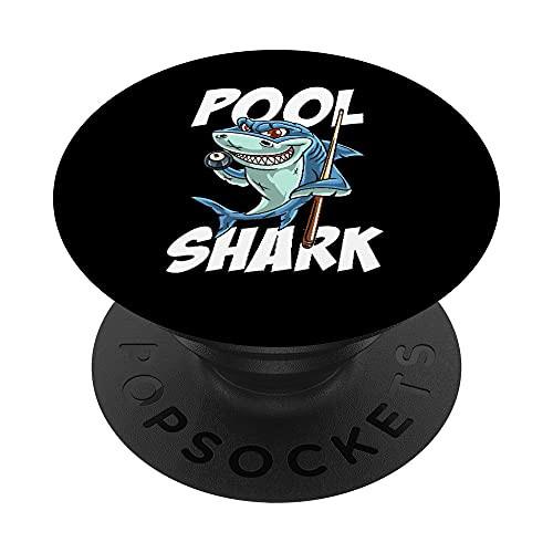 Funny Billiards Pool Shark Snooker Hall Joke Billiard PopSockets Swappable PopGrip