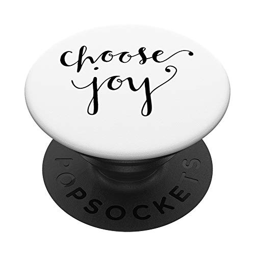 Choose Joy Faith Gifts Cute Christian Gifts PopSockets PopGrip: Swappable Grip for Phones  and  Tablets