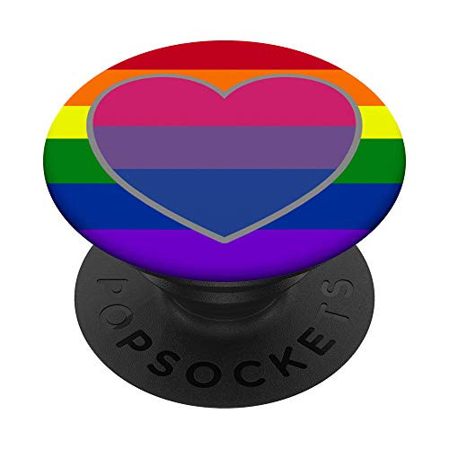 Gay Pride Bisexual Flag PopSockets Grip and Stand for Phones and Tablets