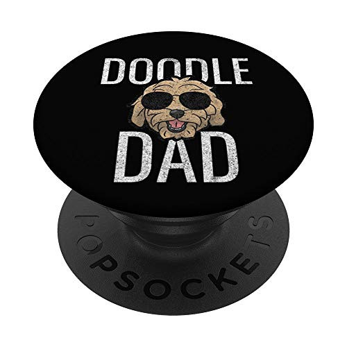 Goldendoodle Dad Doodle Puppy Dog Lover PopSockets PopGrip: Swappable Grip for Phones  and  Tablets