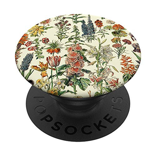 Cute Flowers Vintage Botanical Floral Illustration PopSockets Grip and Stand for Phones and Tablets Cute Flowers Vintage Botanical Floral Illustration PopSockets Grip and Stand for Phones and Tablets