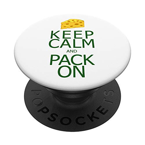 Keep Calm and Pack On PopSockets PopGrip: Swappable Grip for Phones  and  Tablets