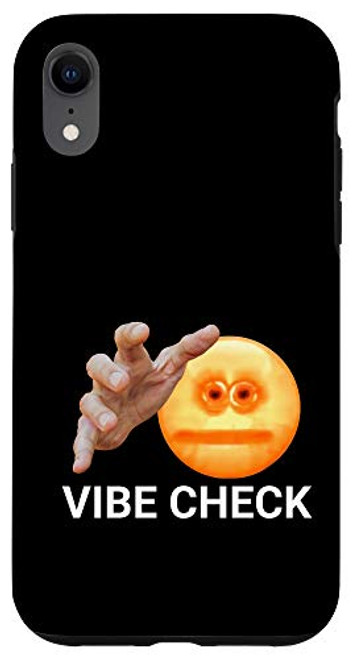 iPhone XR Vibe Check Screen Reaching Emoji Dank Meme Case iPhone XR Vibe Check Screen Reaching Emoji Dank Meme Case