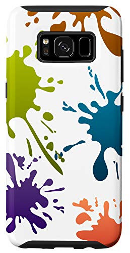 Galaxy S8 Artist Gift Idea Painter Colorful Dripping Paint Watercolor Case