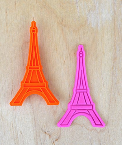 Eiffel Tower Cookie Cutter and Stamp Set -2.9 x 5.0 inches-