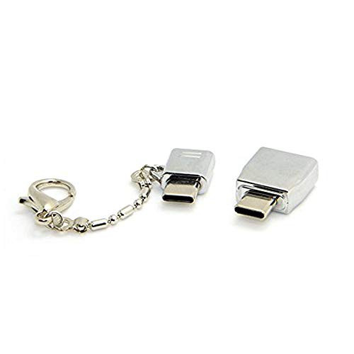 USB-C USB 3.1 Type C to Type-A Female OTG Micro USB Data Adapter with Chain for Tablet Phone Laptop