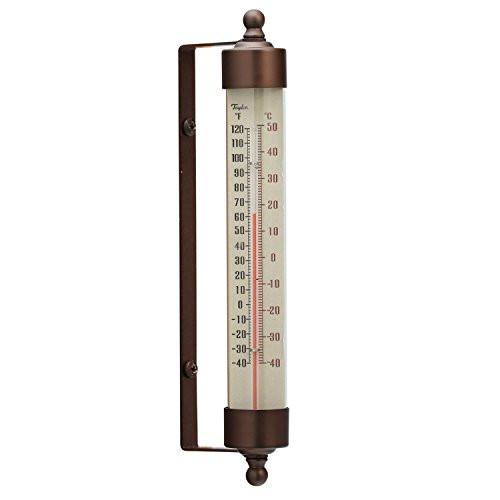 Taylor Precision Products Heritage Spirit-Filled Metal Thermometer -7.5-Inch-
