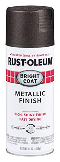 Rust-Oleum 7713830 Bright Coat Metallic Color Spray- 11-Ounce- Dark Bronze by Rust-Oleum Rust-Oleum 7713830 Bright Coat Metallic Color Spray- 11-Ounce- Dark Bronze by Rust-Oleum