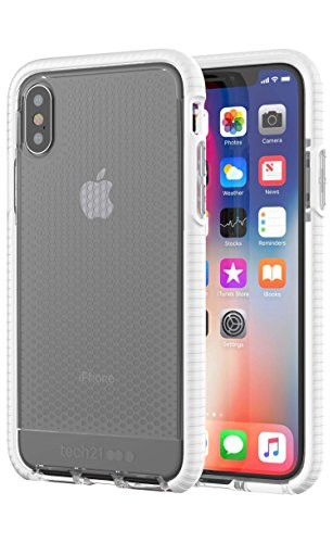 tech21 Evo Mesh for iPhone X - Clear/White