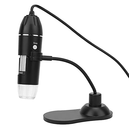 USB Digital Microscope Camera 50X to 1000X - 8 Led Lights Magnification Endoscope Camera with Adjustable Bracket