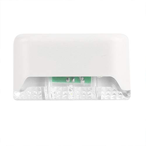 Ccoco 4 Pieces Solar Deck Lights Waterproof Auto On/Off Led Solar Step Light Powered Fence Post Lamp for Outdoor Pathway- Yard- Patio- Stairs- Step and Fences