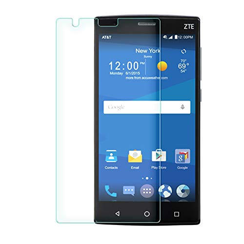`-ZTE ZMax 2 Screen Protector- High-Sensitivity 9H Hardness Anti-Bubble Shockproof Tempered Glass Screen Protector Guard Shield Film -Easy to Install- for ZTE ZMAX 2 Z958 Smartphone