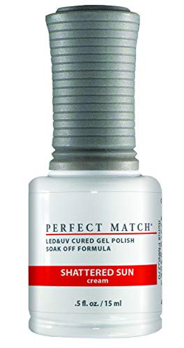 LeChat Perfect Match Gel Polish- Shattered Sun- 0.5 Fl Oz