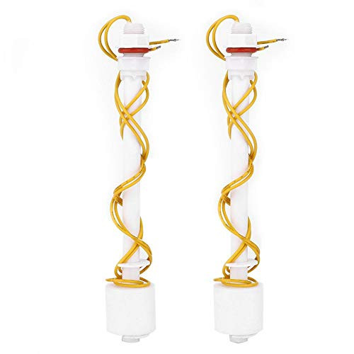 2Pcs Liquid Level Sensor Switch- Pp Plastic Float Switch Water Tank Pool Liquid Level Sensor Controller P13010