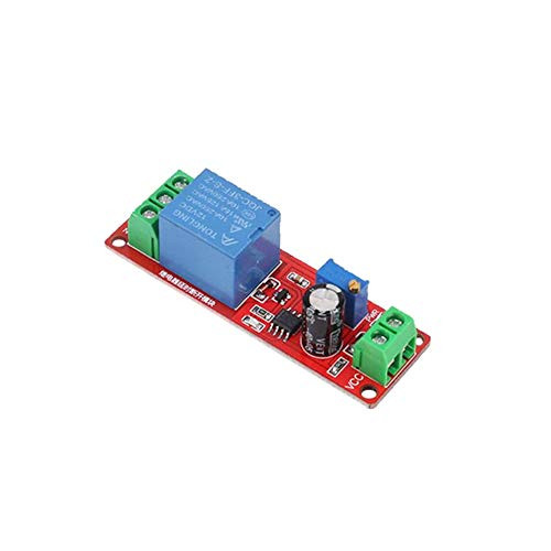 5PCS NE555 Delay Switch 12 Volt Timer Relay Shield Module Adjustable Controller 0 to 10 Second 0~10S Car Oscillator