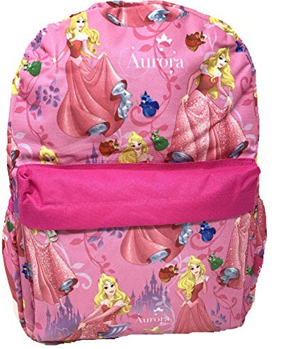 Disney Princess Aurora Allover Print 16" Backpack For Girls