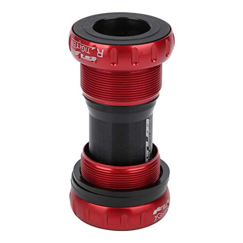 VGEBY Bike Bottom Bracket- Durable Aluminum Alloy Mountain Bike Bottom Bracket Lightweight Bicycle Crankset Bearing Cycling Accessory-red-