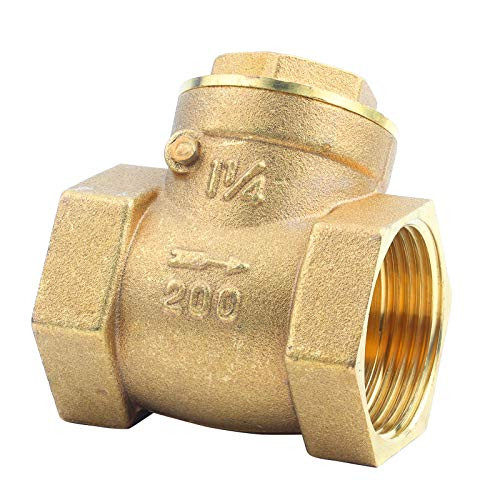 DN32 Female Thread Brass Non-return Swing Check Valve 232PSI Prevent Water Backflow?Valve