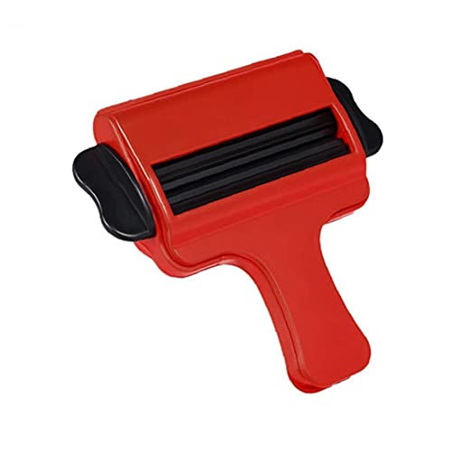 Cream Squeezer Toothpaste Squeezer Paint Tube Wringer Fashion Pigment Extruder Plastic Hairdressing Tools for Barber Red