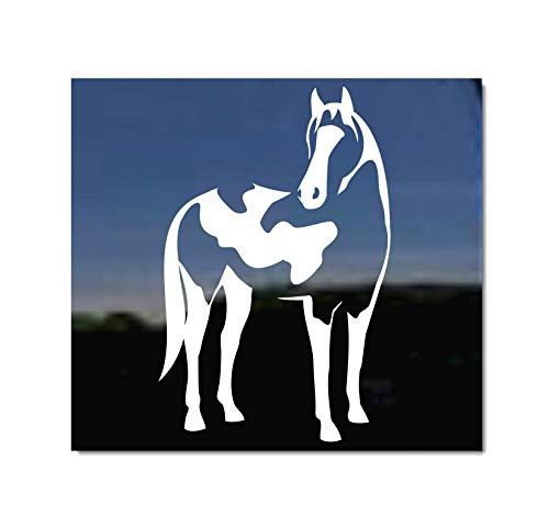 Paint Horse Trailer Vinyl Window Decal Sticker