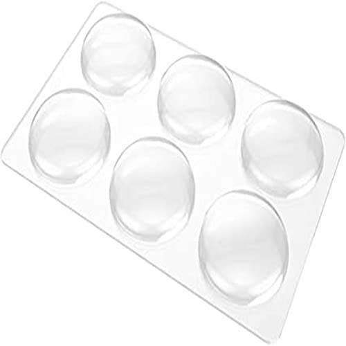 Door Stopper Wall Protector -6pk--Premium Quiet Door Knob Wall Protector?Adhesive Reusable Bumper Protector- Wall Shield  and  Silencer for Wall and Refrigerator Door