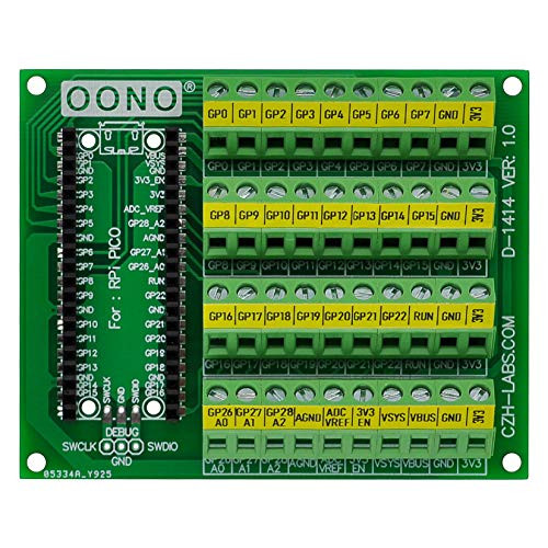 Screw Terminal Block Breakout Module Board for Raspberry Pi Pico