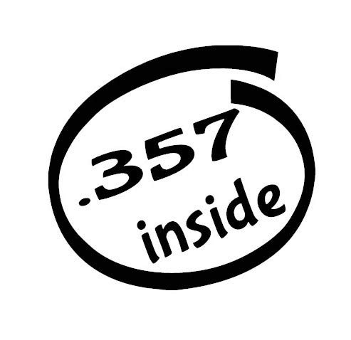 Check Custom Design .357 Inside Decal