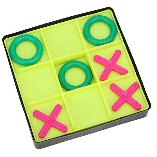GLOGLOW Tic Tac Toe Board Game- Tic Tac Toe Tables Family Games to Play Funny Developing Intelligent Educational Toy OX Chess Interaction Leisure Board Game
