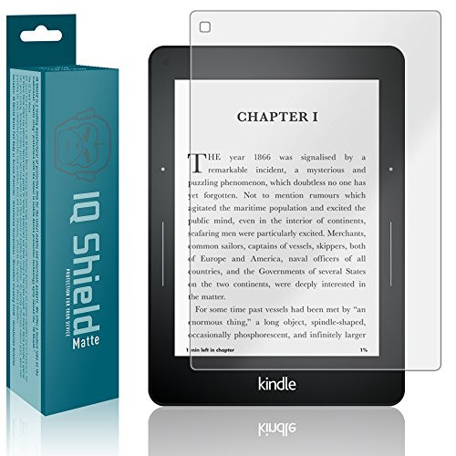 IQ Shield Matte Screen Protector Compatible with Amazon Kindle Voyage Anti-Glare Anti-Bubble Film